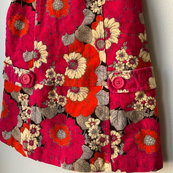Baby GAP 18-24 Moths Toddler NWT Corduroy Floral Dress - Picture 4 of 11